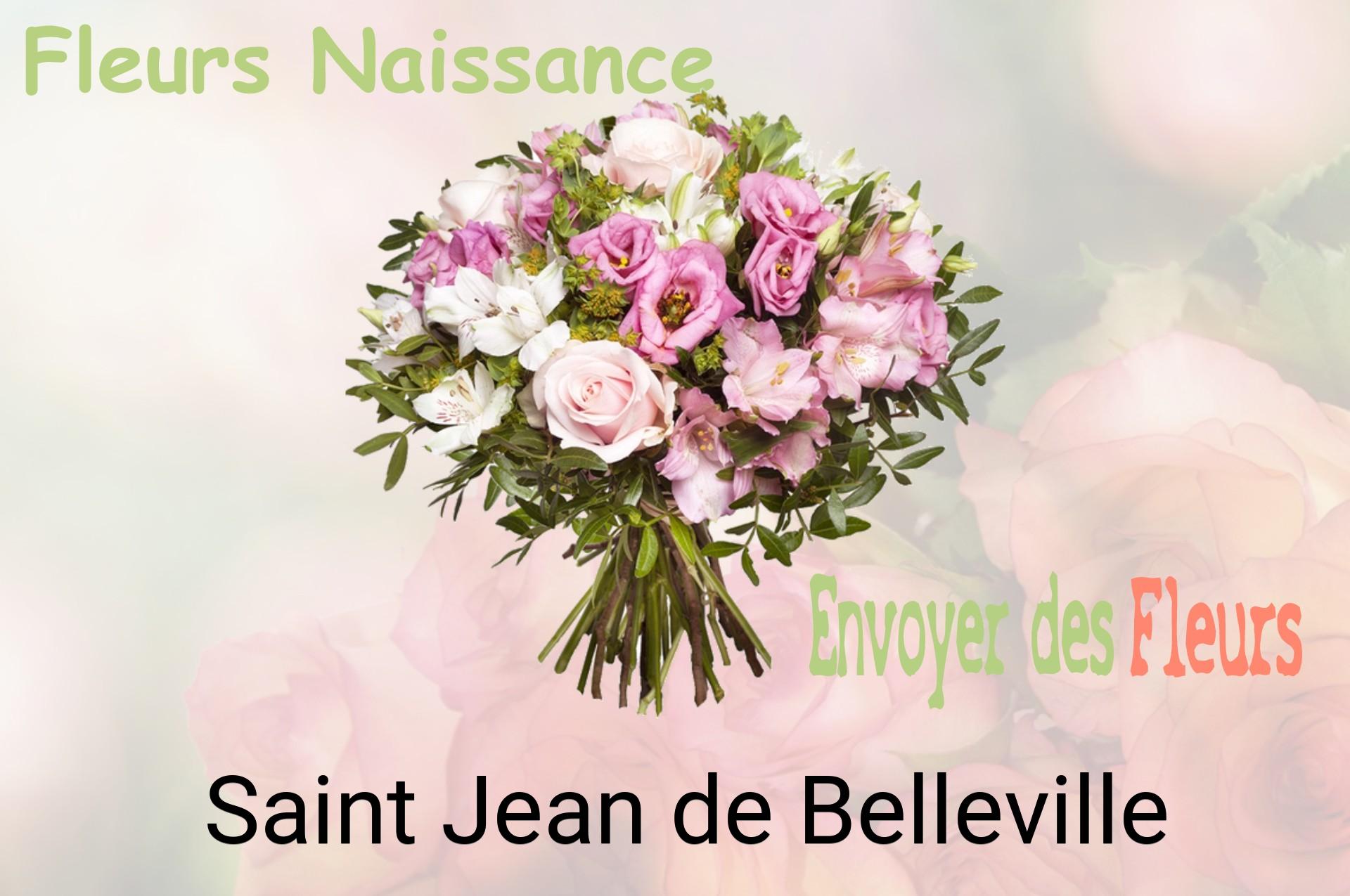 Bouquet de fleurs de naissance livré à Saint-Jean-de-Belleville
